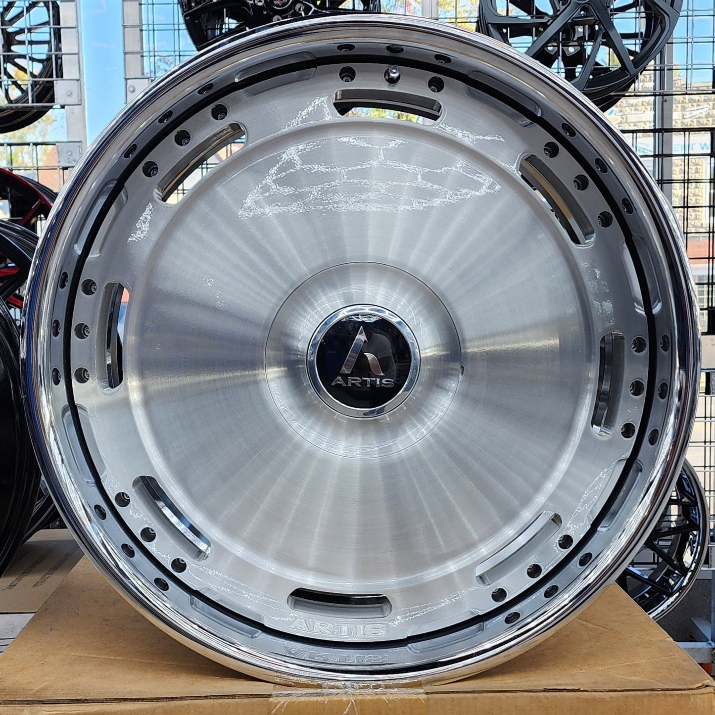 22" LEXANI AF-TRIUMPH BRUSHED (DUAL DRILLED 5X112-5X120) FOR MERCEDES S550 S580 S63 S600 MAYBACH SUV BMW 750 850 X5 X6 X7 AUDI A8 BENTLEY GT GTC CADILLAC CT6 TESLA MODEL X